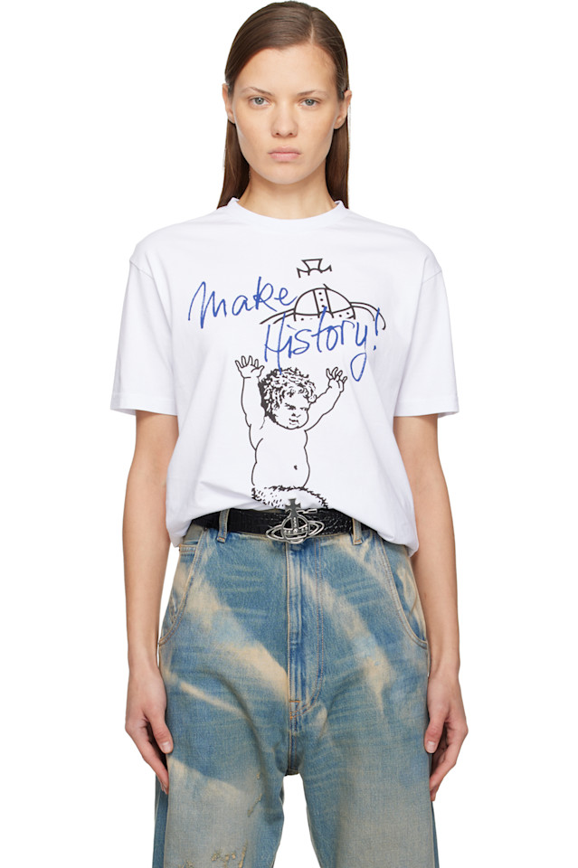 

Классическая футболка Fawn Vivienne Westwood, белый