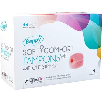 

Тампоны Beppy Soft Comfort со смазывающим слоем, 8 шт.