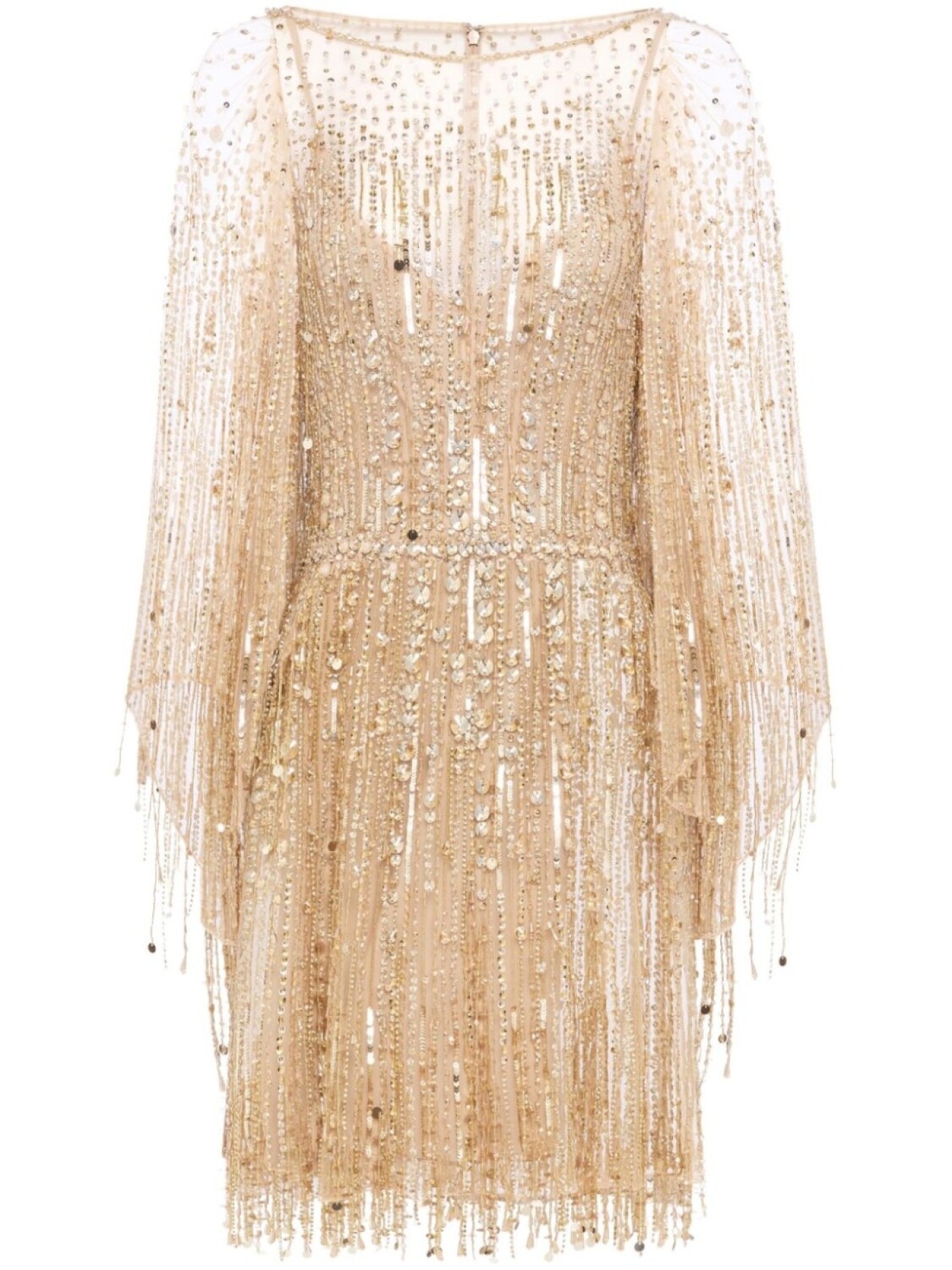 

Платье мини Dazzle Jenny Packham, золотой