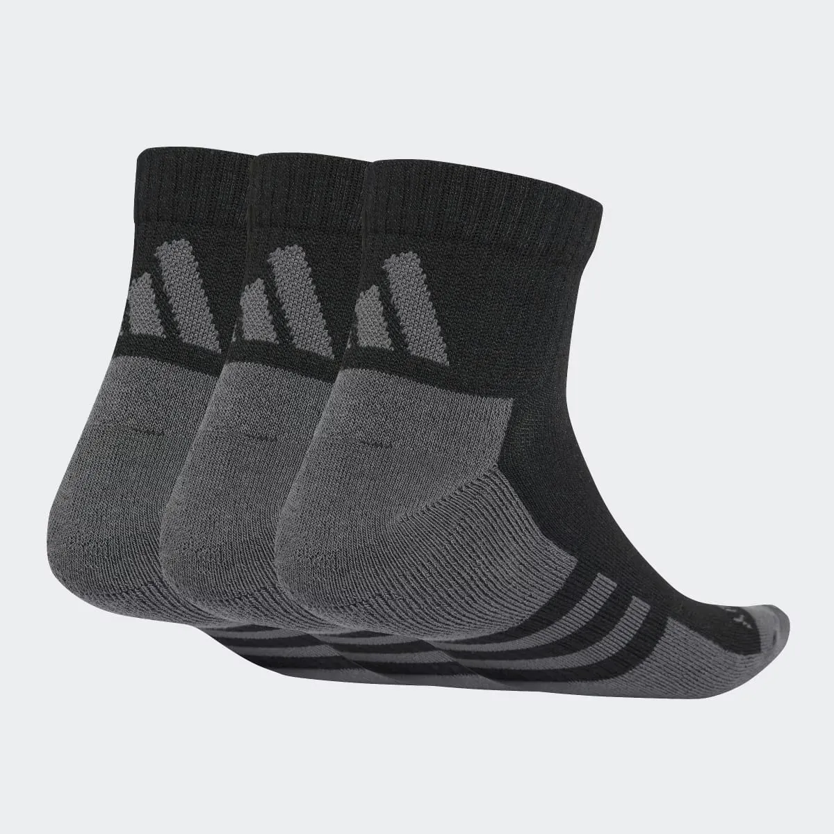 Набор из 3 пар носков Adidas с амортизацией на лодыжке, чёрный — фото 2