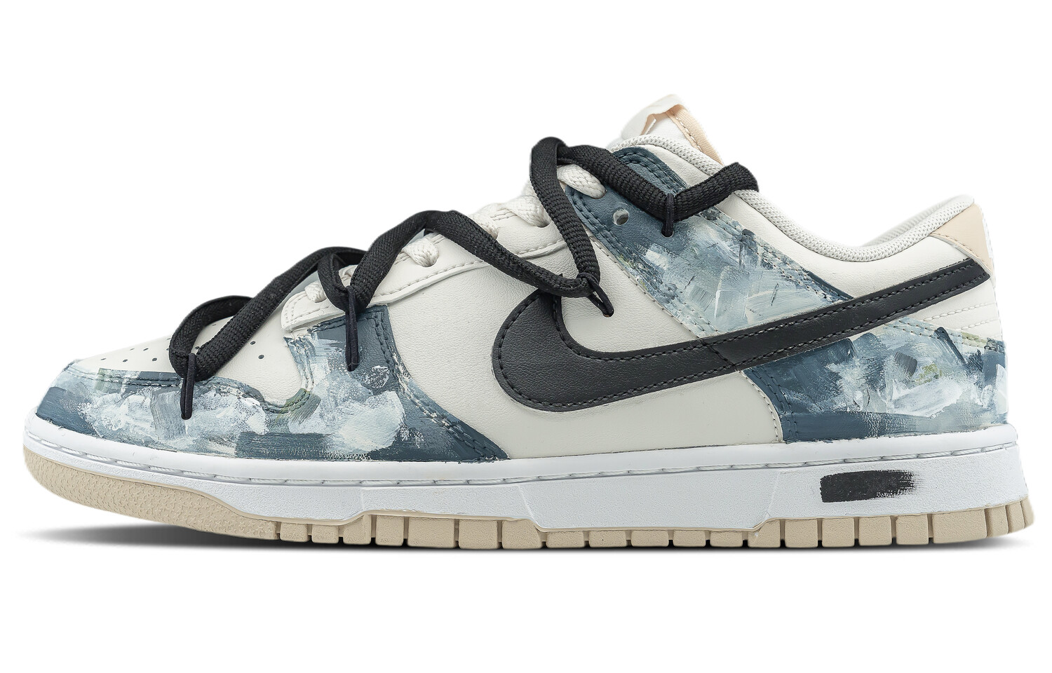 

Кроссовки Nike Dunk Skateboarding Shoes Men Low-top Blue, коричневый