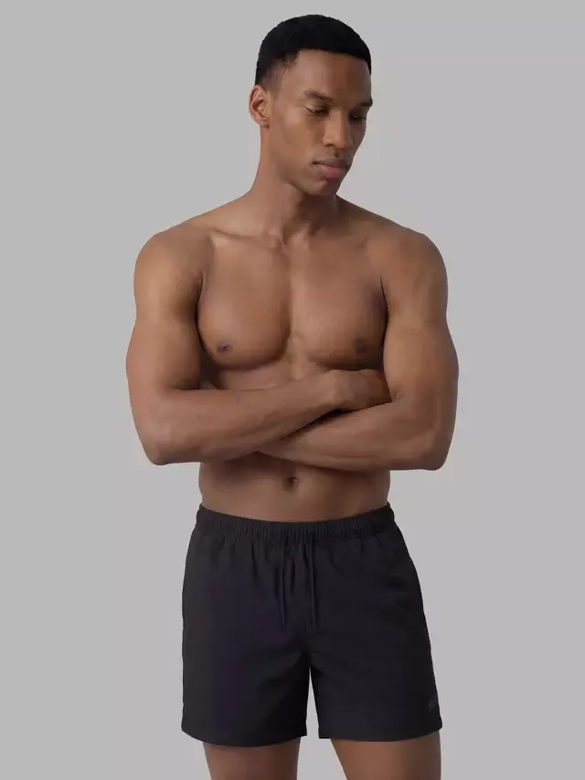 Высококачественные тканые плавательные шорты, черные Calvin Klein