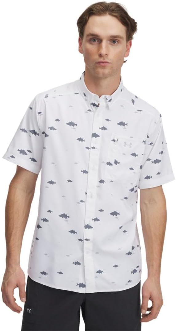 

Under Armour мужская футболка Dockside с коротким рукавом, (100) White/Halo Gray/Halo Gray, Белый, Under Armour мужская футболка Dockside с коротким рукавом, (100) White/Halo Gray/Halo Gray