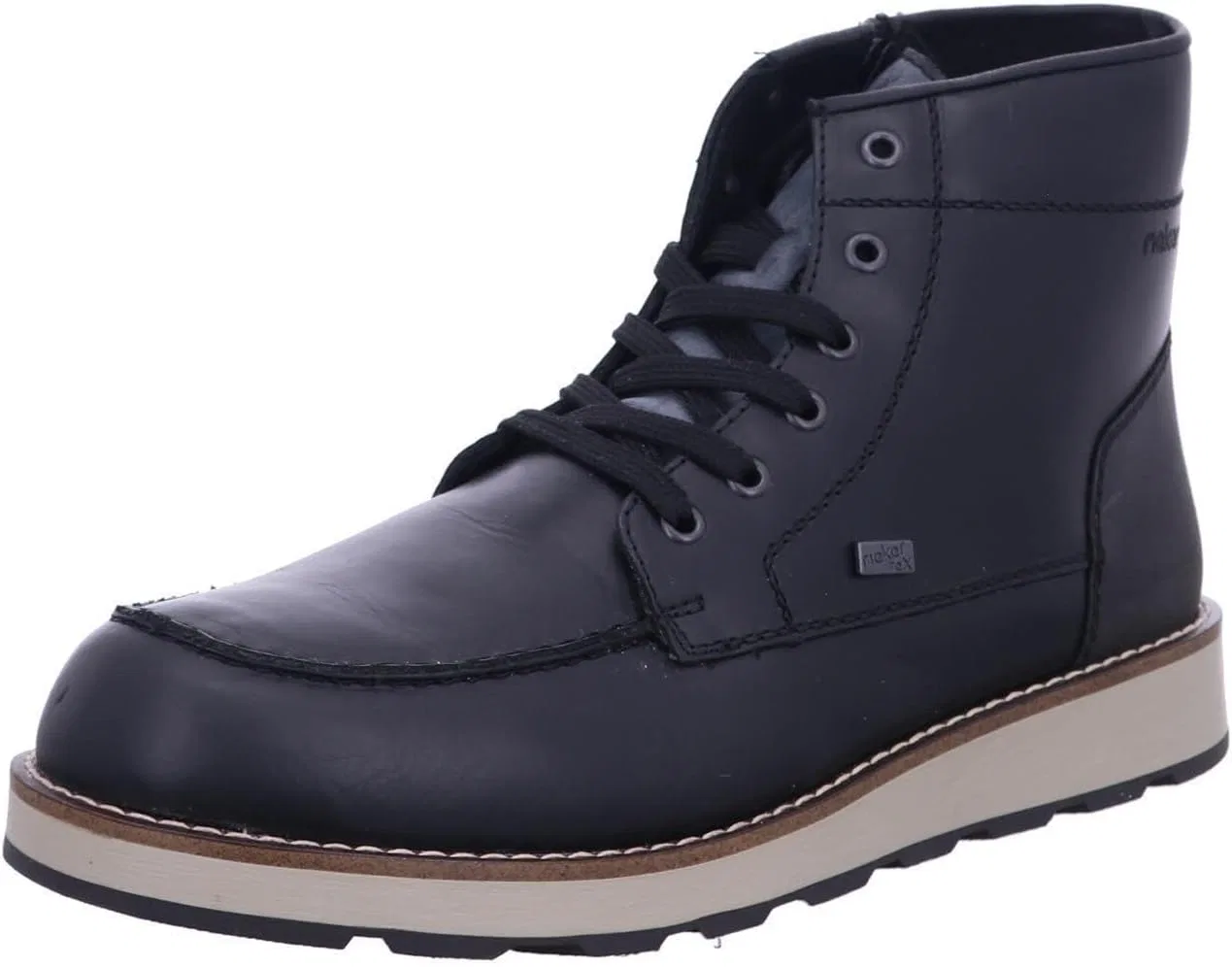 Мужские ботинки Rieker 30030 на шнуровке, Black