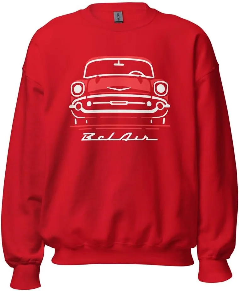 

Свитшот Red 1957 Bel Air для владельцев классических Chevrolet 57 JG Infinite