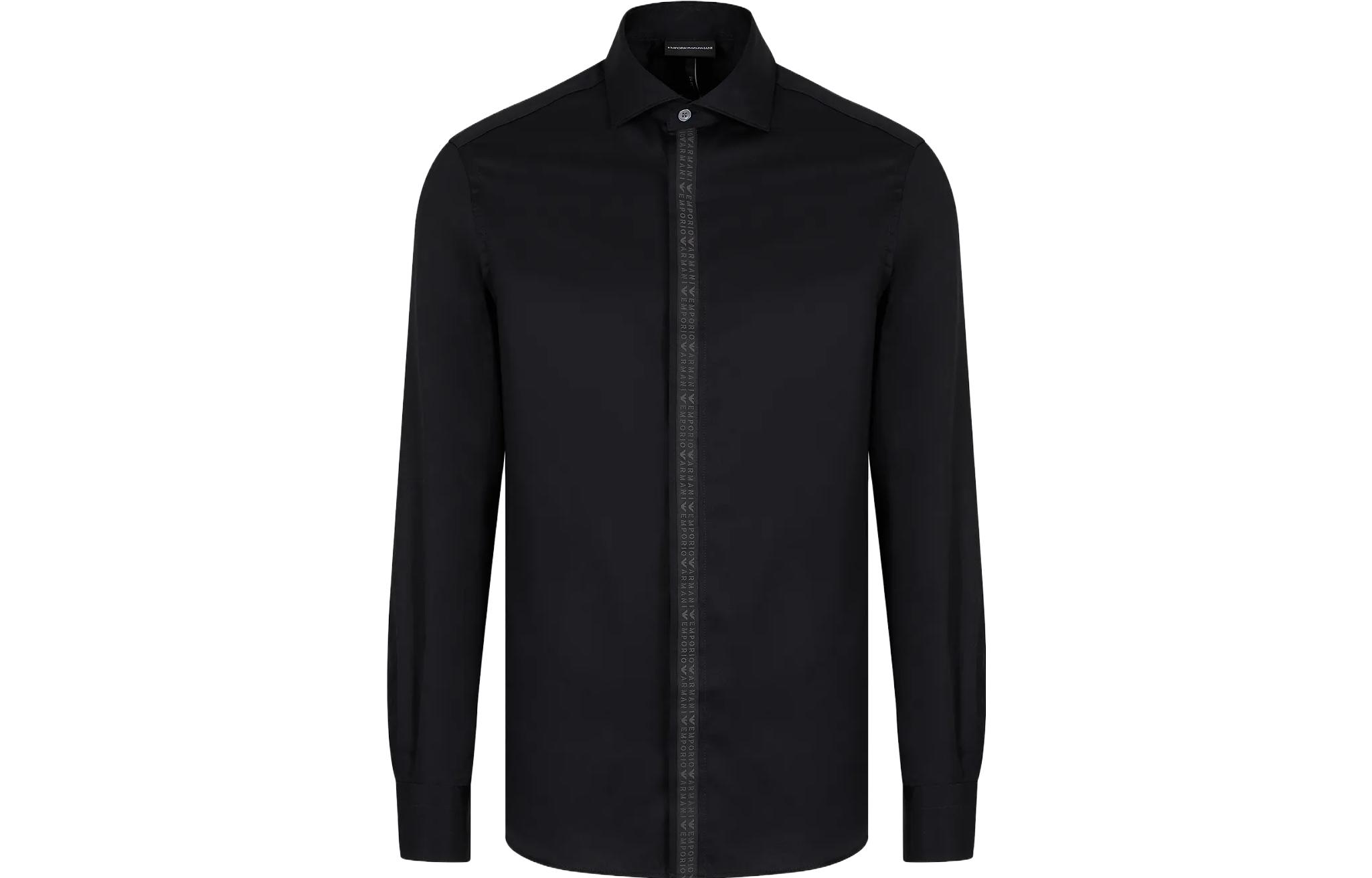

EMPORIO ARMANI Рубашка мужская черная