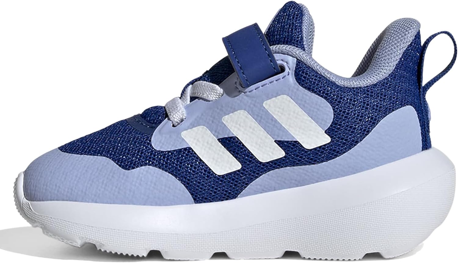 Кроссовки Adidas Unisex-Child Fortarun 2.0 для бега, белый/синий — фото 4