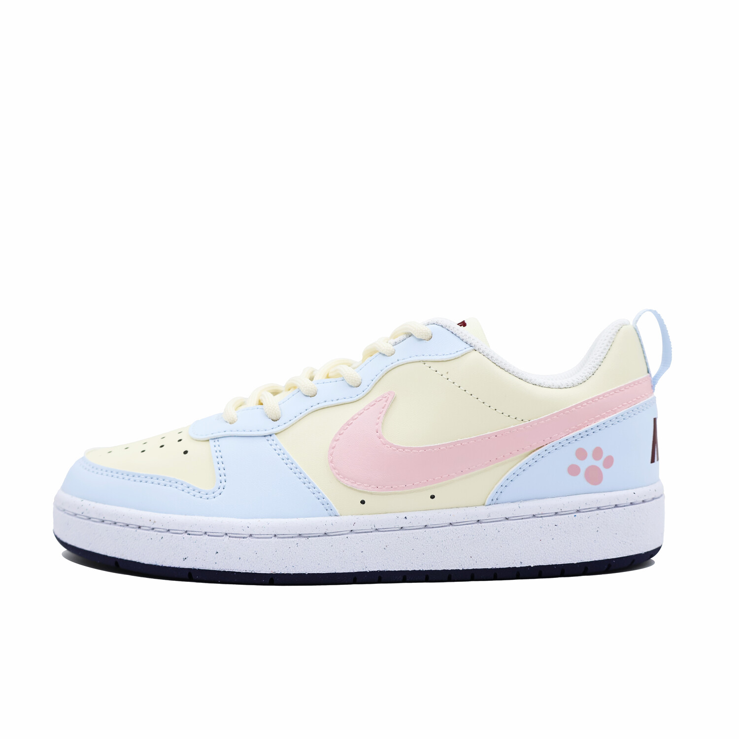 

Кроссовки Nike Court Borough Skateboarding Shoes Women's Low-top Pink, синий