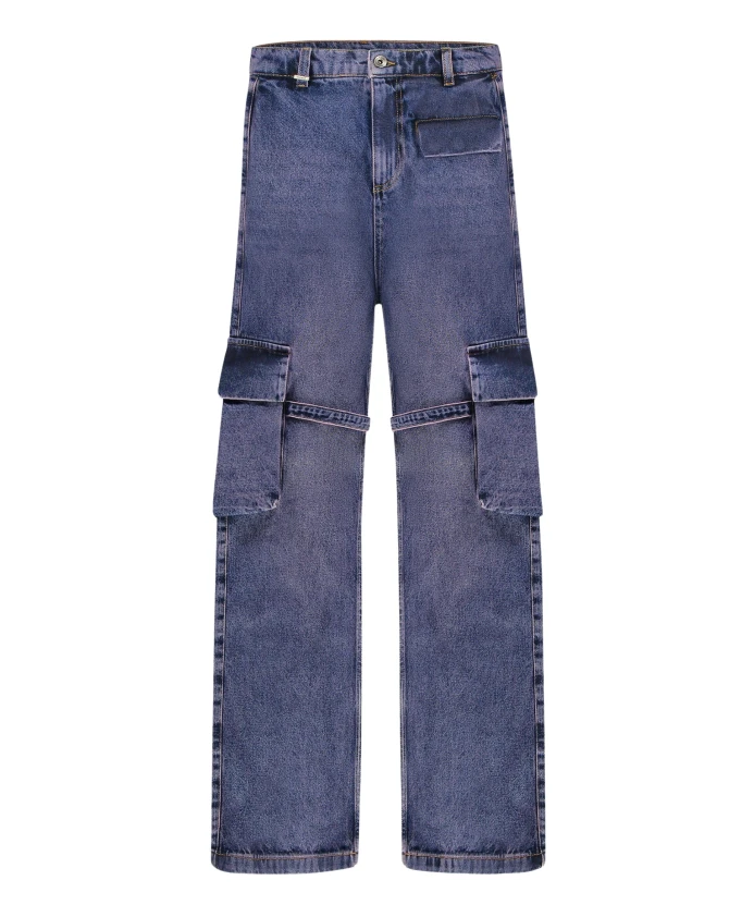 

Брюки-Карго фиолетового цвета с карманом для мобильного телефона FlãNeur, фиолетовый