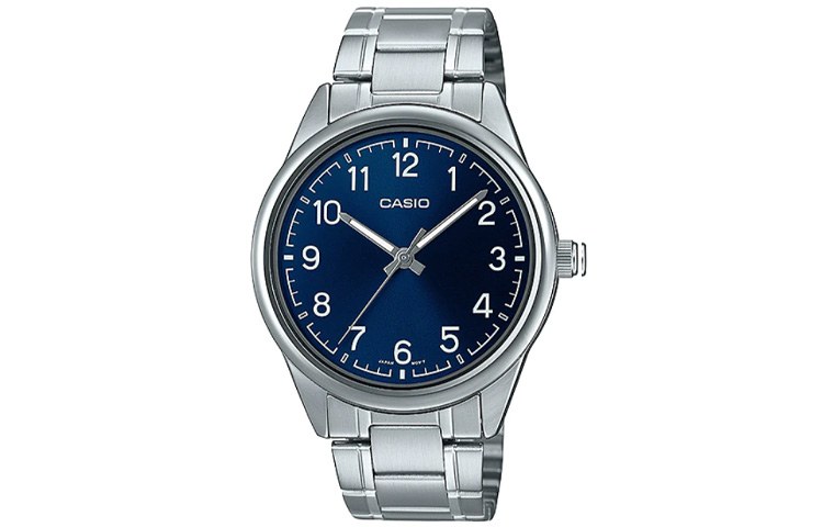 

CASIO Часы Men Standard Series Blue Watch MTP-V005D-2B4, Dark Blue Watch Dial