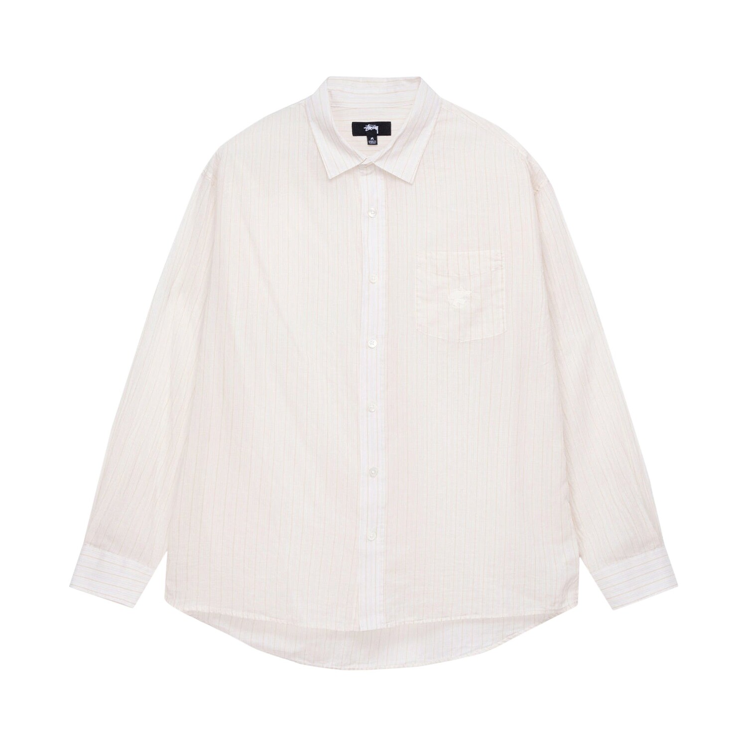 

Легкая классическая рубашка Stussy Off White Stripe