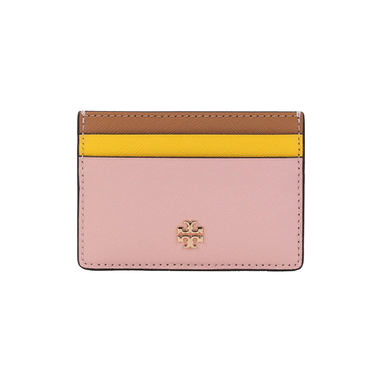 

Кожаный кардхолдер Emerson розовый TORY BURCH