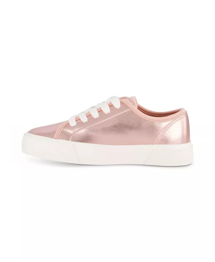 Sam & Libby Little and Big Girls Davie Dina Court Lace Up Sneaker – кроссовки на шнуровке для девочек и подростков Sam and Libby, розовый — фото 2