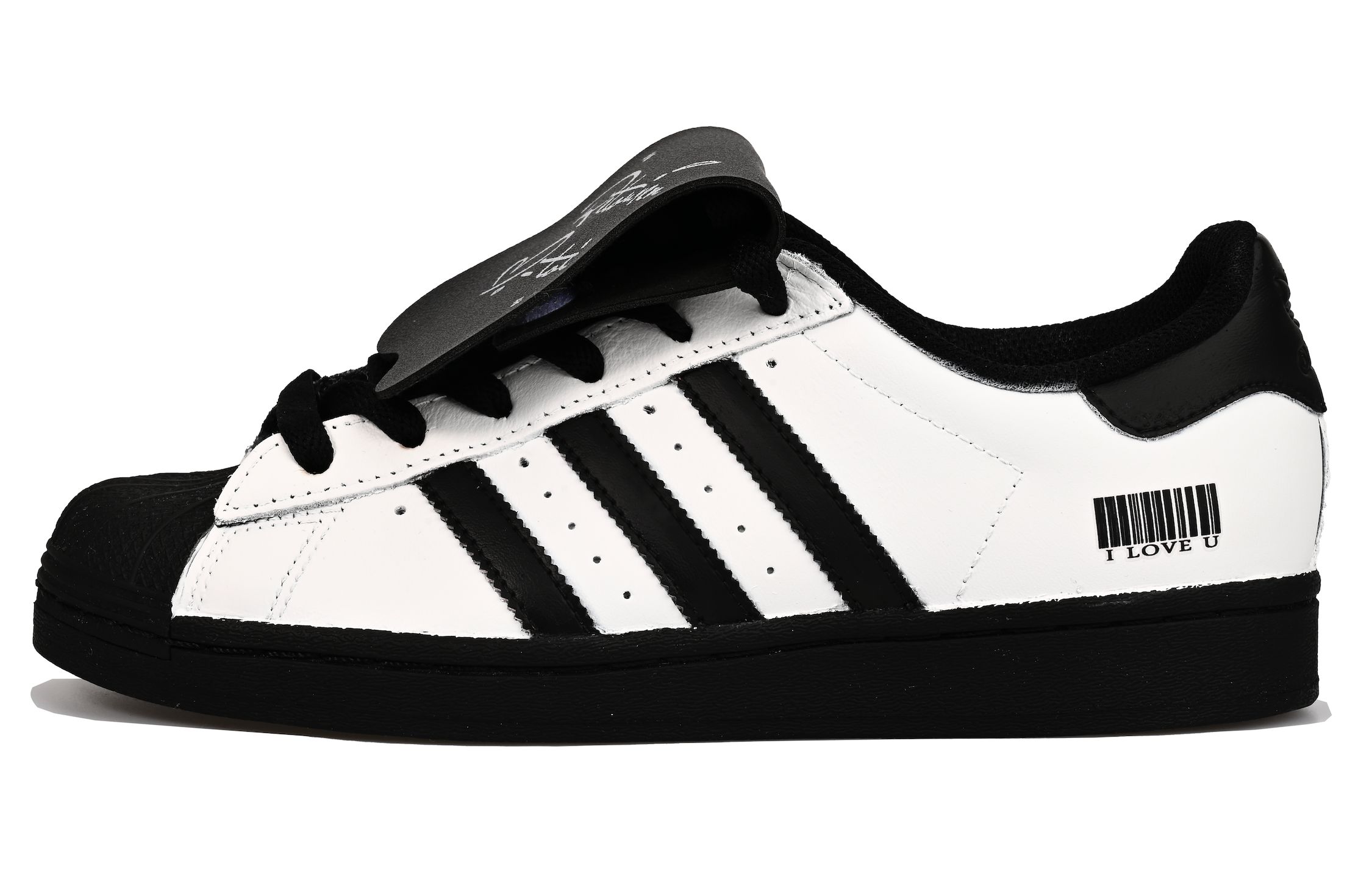 

Детские кроссовки для скейтбординга Superstar J Low Top для подростков Adidas Originals, черный/белый