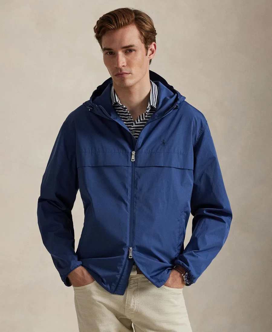 Мужская куртка с капюшоном Polo Ralph Lauren, night темно-синий