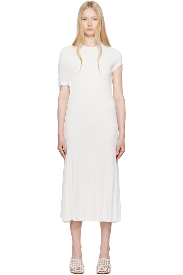 

Платье миди 'The Salerno' в морском стиле Jacquemus, белый