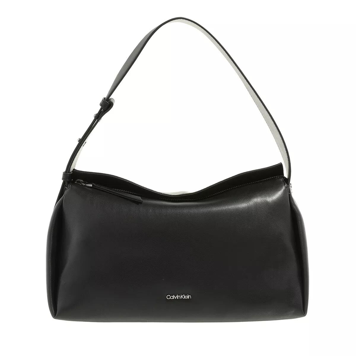 

Приподнятая мягкая сумка через плечо sm ck Calvin Klein, черный