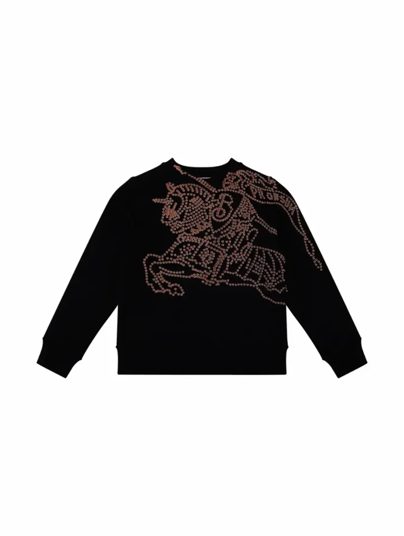

Хлопковый свитшот EKD Burberry, черный