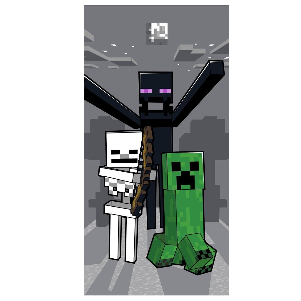 

Полотенце Minecraft хлопок, серое банное полотенце 70х140 см sarcia.eu, серый