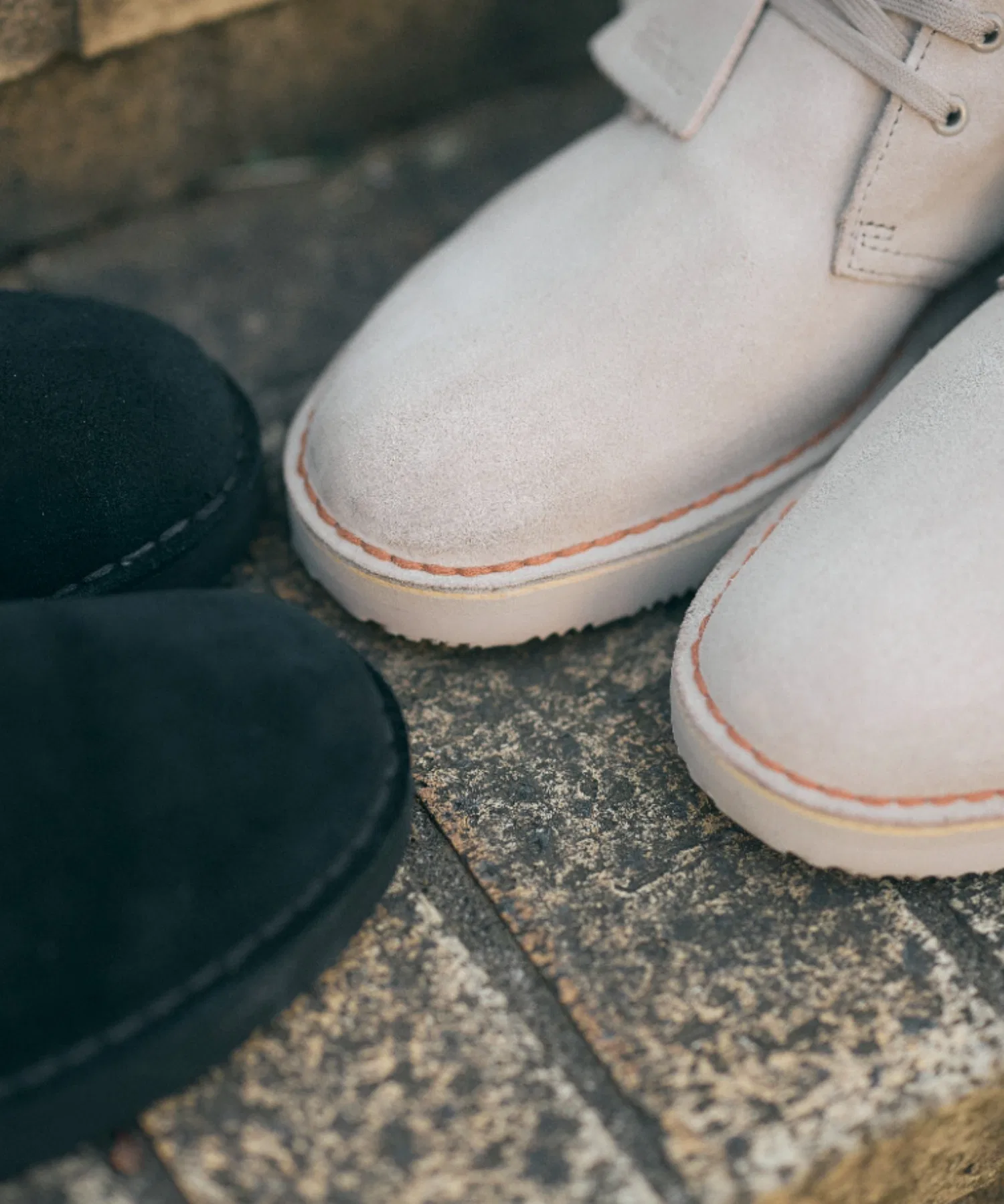 Мужские ботинки Clarks DESERT BOOT GTX бежевые — фото 4