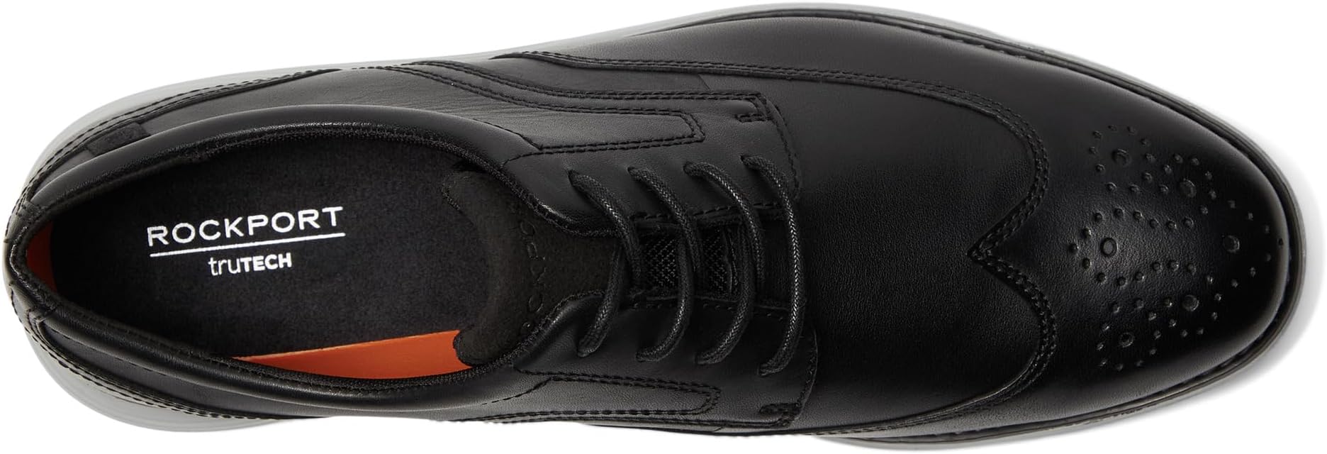 Оксфорды Rockport Men's Garett Wing Tip, Black/Vapor — фото 2