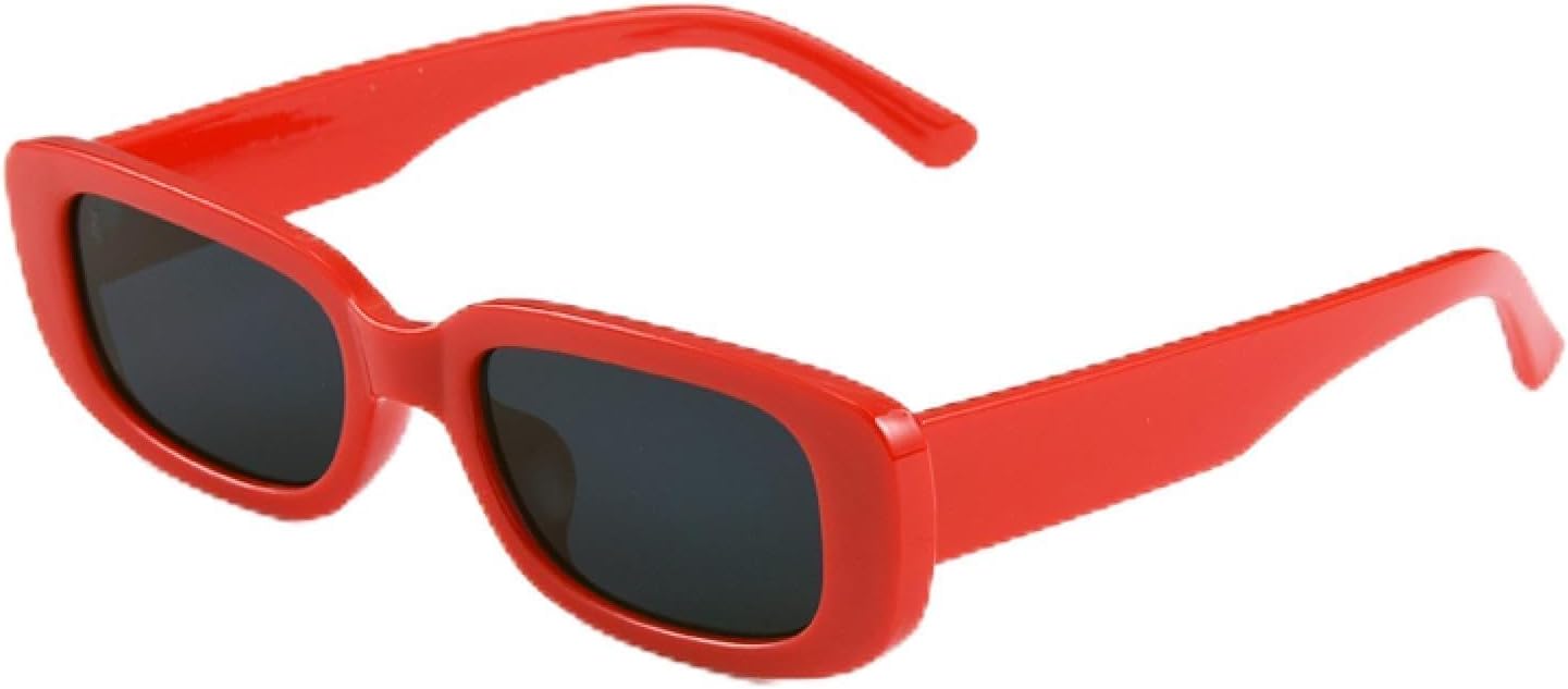 

Ретро-солнцезащитные очки маленького прямоугольного размера для женщин, популярные, с металлическими шарнирами, модные, для мужчин, с защитой от УФ-излучения UV400 HHZZYVY, 18