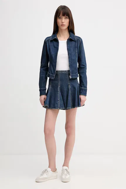 Юбка джинсовая Godet Mini Levi's, синий — фото 2