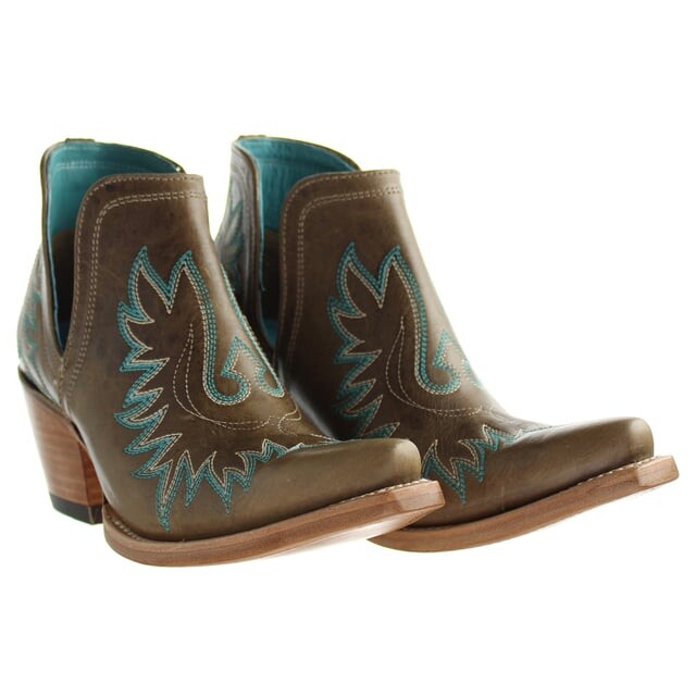 Женские ботинки Ariat Dixon короткие на каблуке, пепельно-коричневый — фото 2