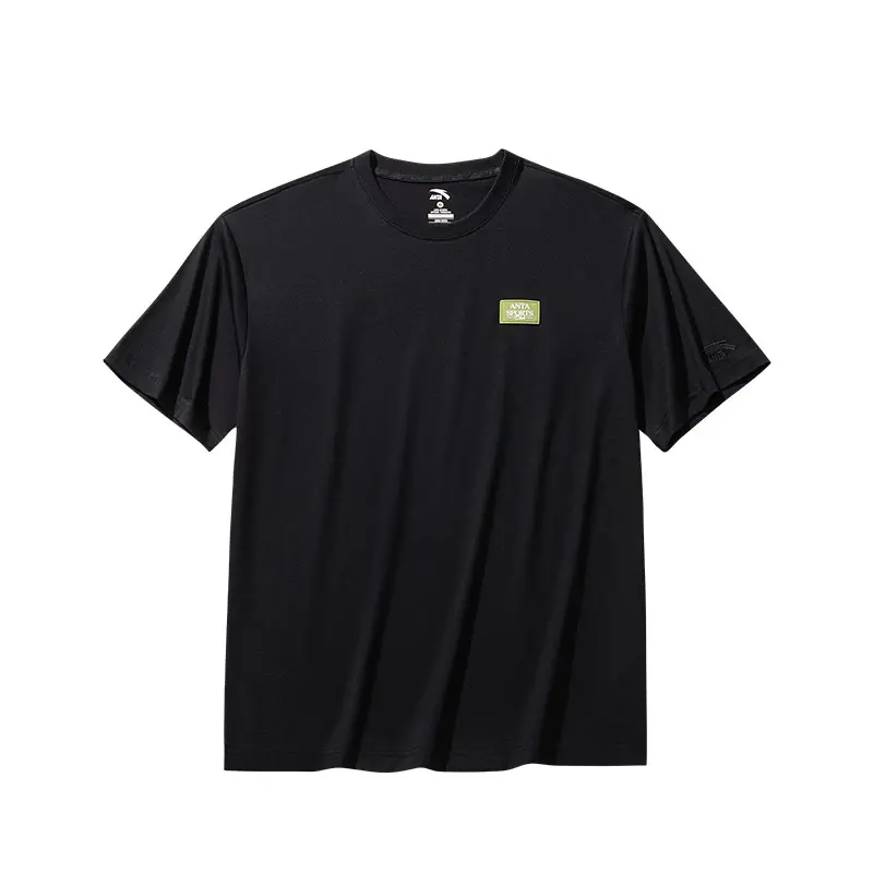 

ANTA Футболка Life Collection мужская базовая черная, Черный, ANTA Футболка Life Collection мужская базовая черная