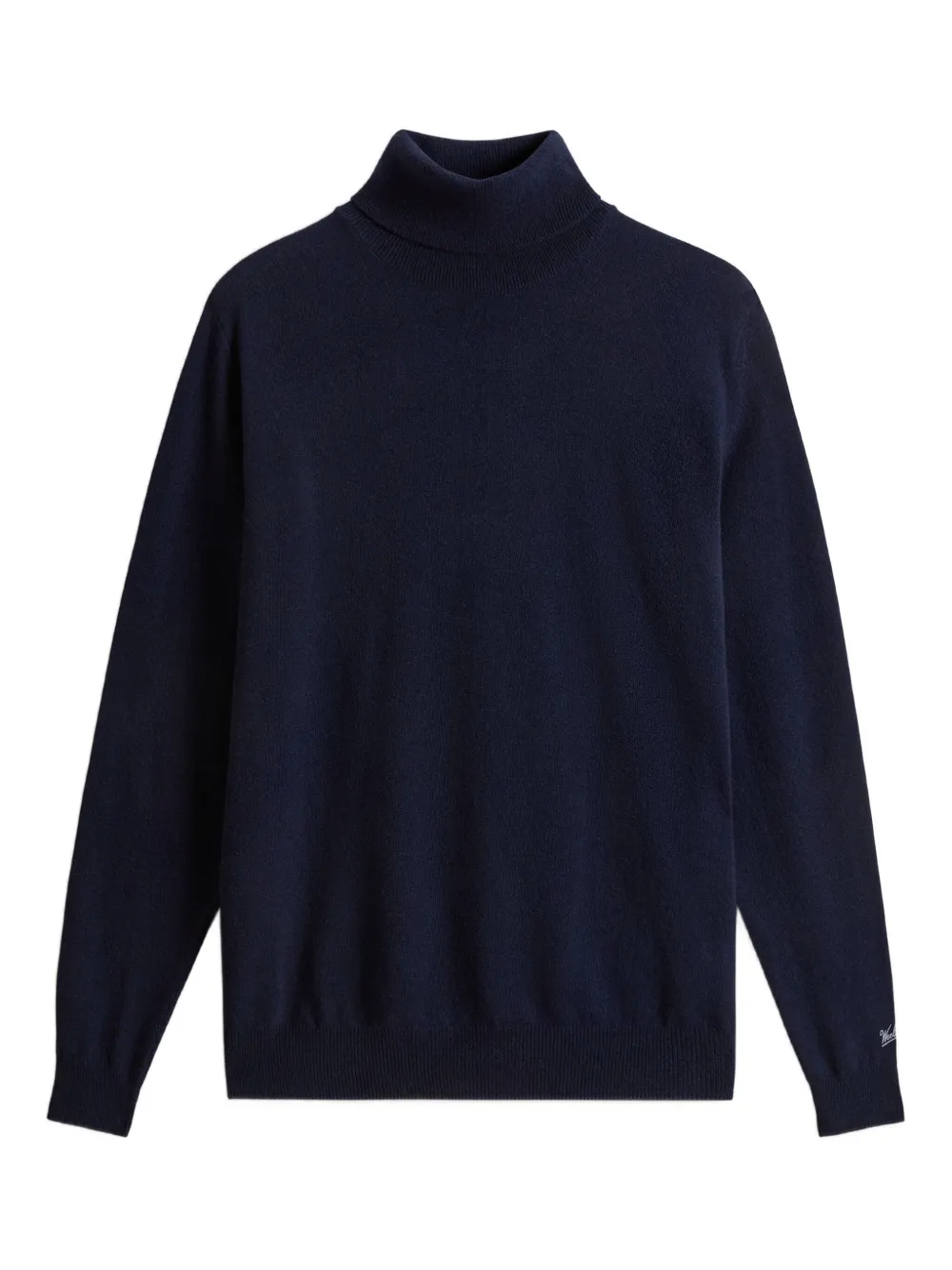 

Свитер из шерсти с высоким воротником WOOLRICH, синий