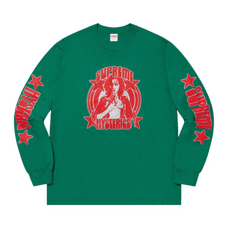 

Футболка Supreme x Hysteric Glamour Long-Sleeve Tee, Green