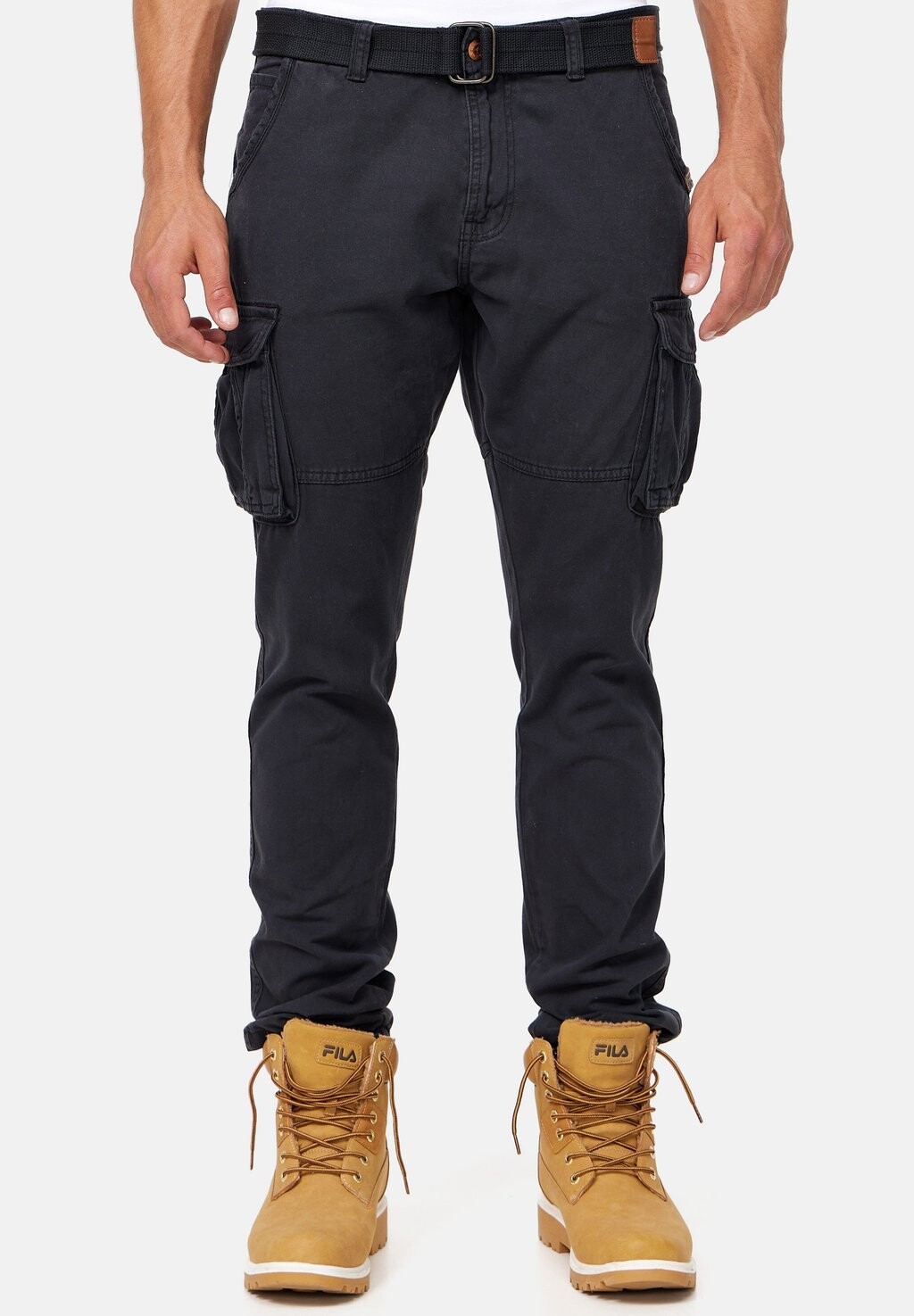 

Брюки карго WILLIAM INDICODE JEANS, цвет new black