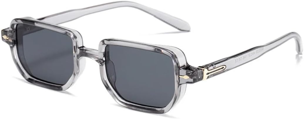 

Солнцезащитные очки для мужчин и женщин - защита UV400 - градиентный оливково-зеленый цвет, маленькая оправа, для занятий спортом на открытом воздухе и вождения DSVIGF, Grey Grey