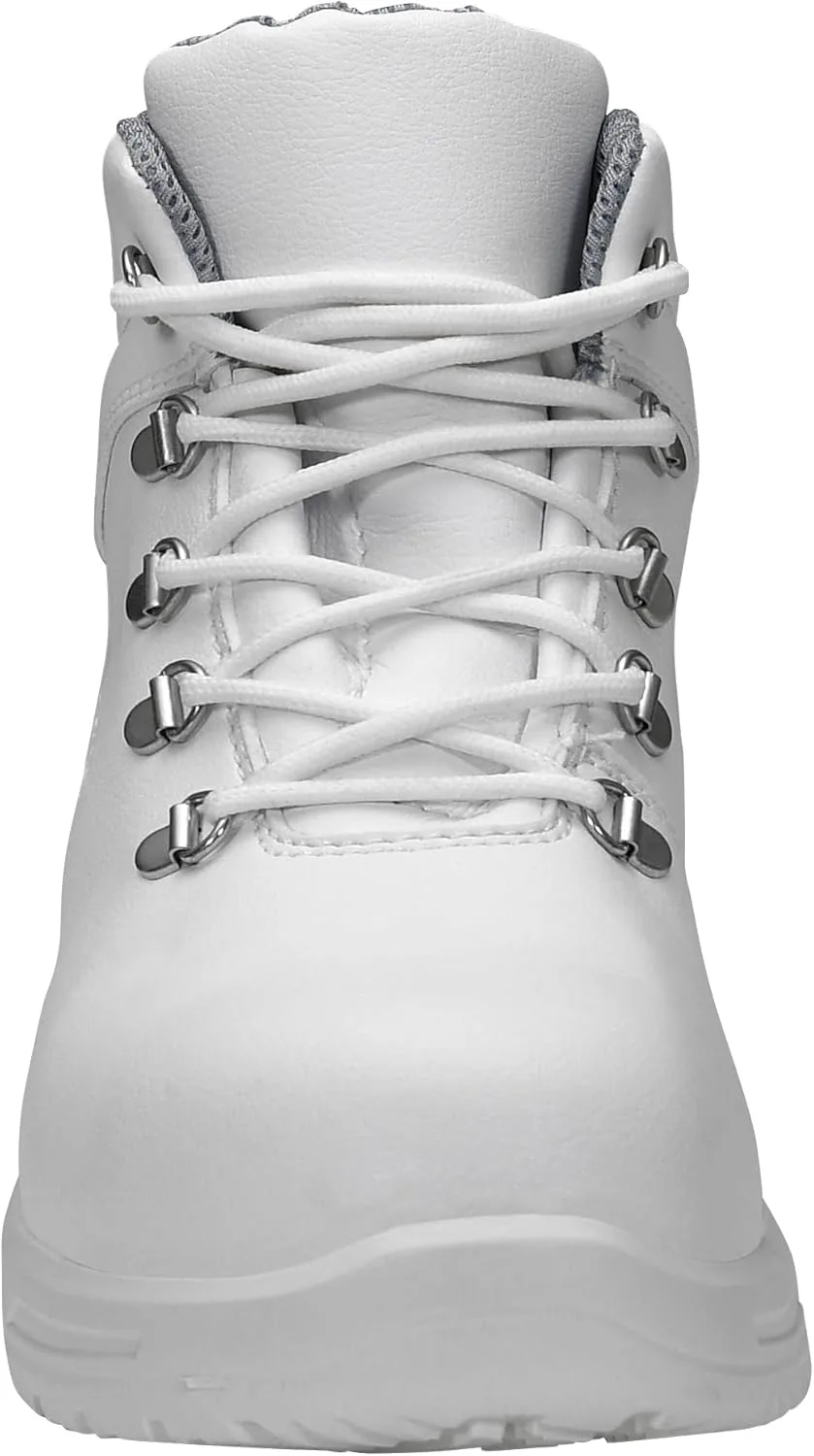 Защитные ботинки ELTEN Brandon XXTM White Mid ESD S3S, женские и мужские, текстильные, с композитным защитным носком (легче стального), легкие, классические, белый — фото 4