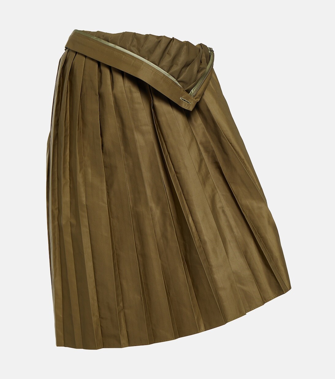 

Юбка миди асимметричного кроя со складками MM6 MAISON MARGIELA, разноцветный