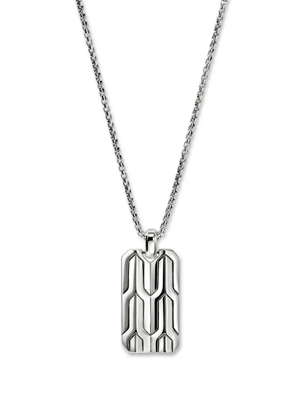 

Колье Icon 50 Tag John Hardy, серебряный
