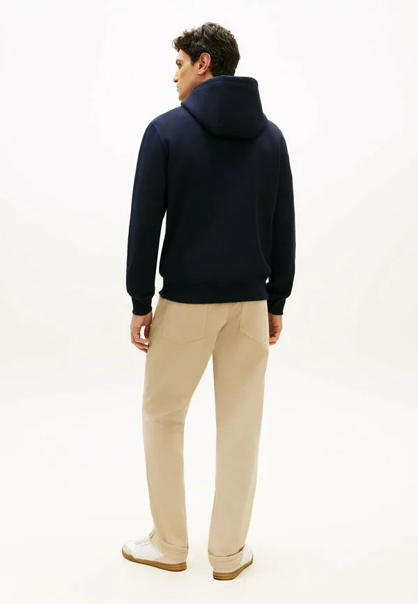 Худи из махровой ткани с вышивкой логотипа Tommy Hilfiger, Navy Blue — фото 3