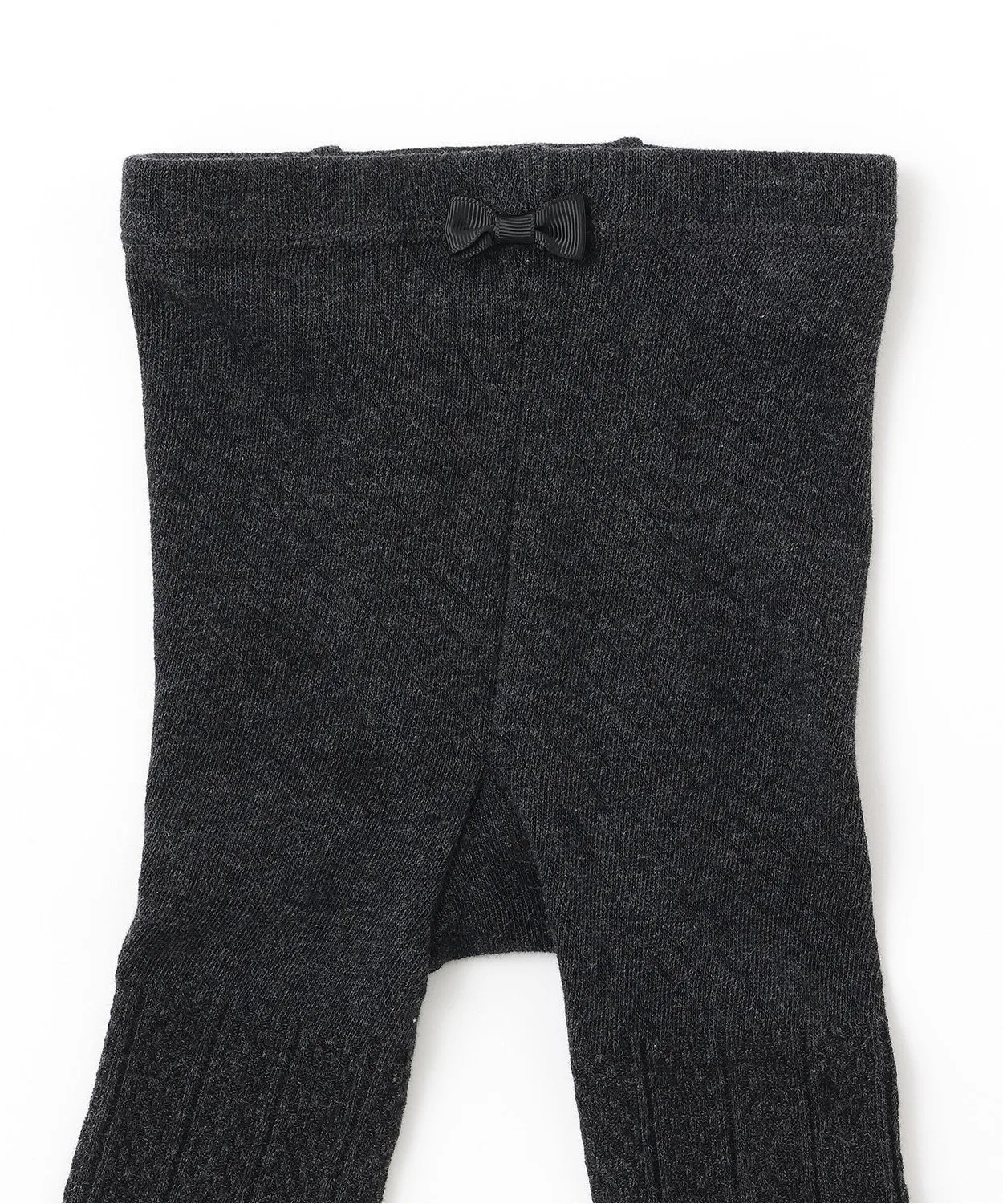Жаккардовые колготки Petit main, Charcoal — фото 4