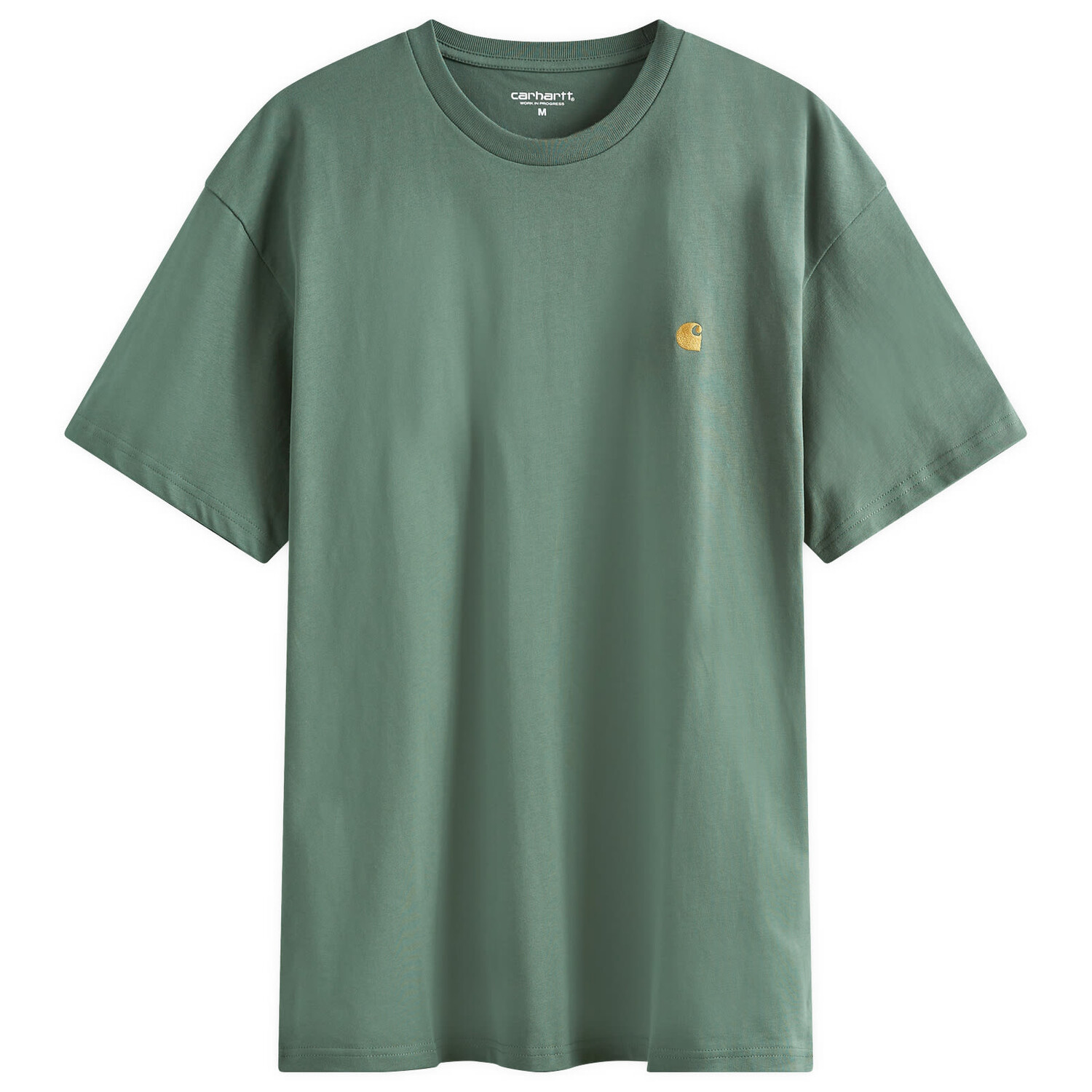 

Футболка Carhartt Wip Chase T-Shirt, цвет Duck Green & Gold