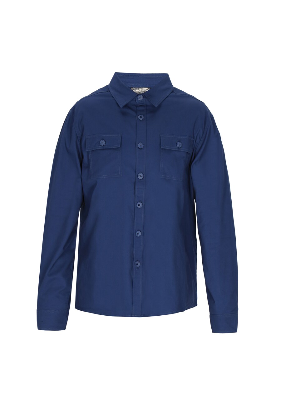 

Рубашка на пуговицах классического кроя DreiMaster Vintage, Gentian