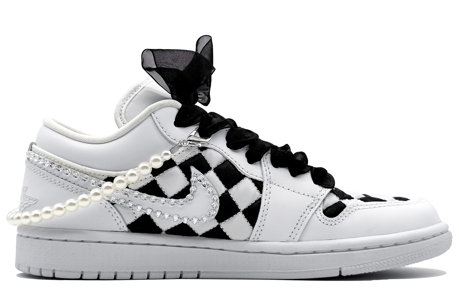 

Кроссовки Air JORDAN 1 Vintage Basketball Shoes Women's Low-Top Black White