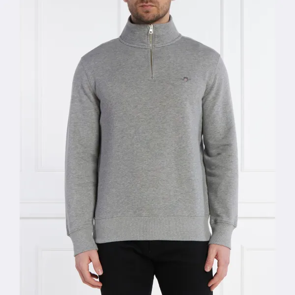 

Толстовка стандартного кроя со щитом Gant, серый