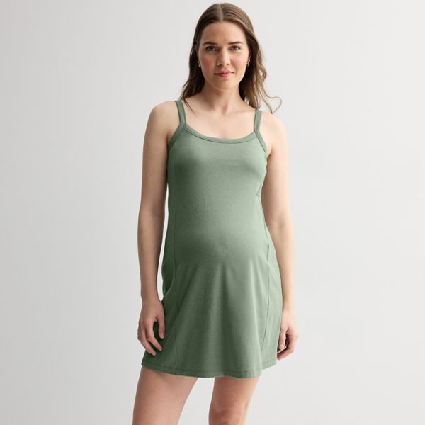 

Базовое мягкое платье для беременных Tek Gear, цвет esta olive