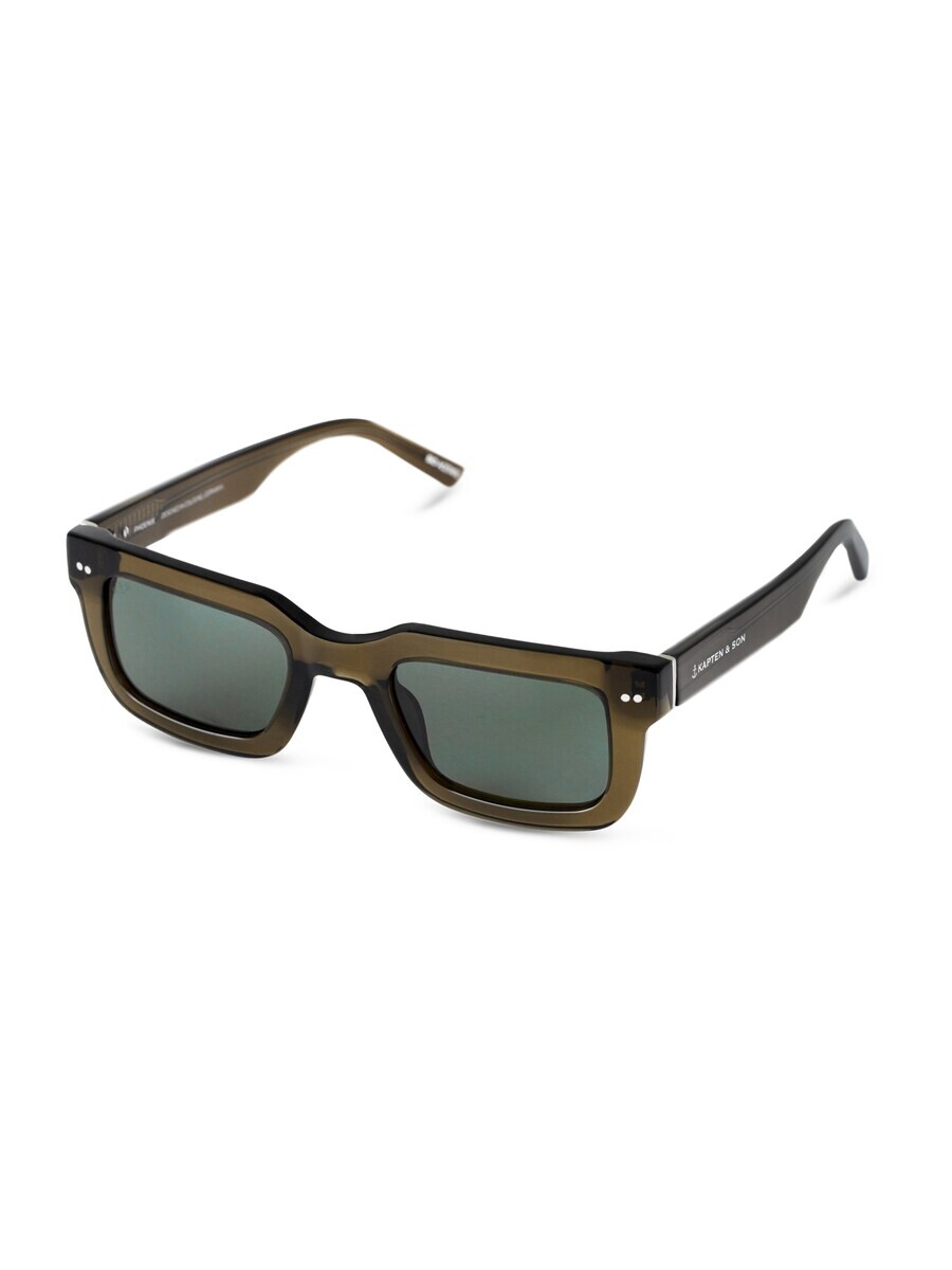 

Солнцезащитные очки Kapten & Son Phoenix Transparent Olive Green, оливковый