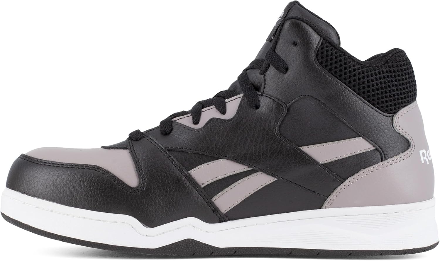 Мужские кроссовки Reebok Work BB4500 с противоскользящей подошвой и композитным носком, повседневная - серый — фото 3
