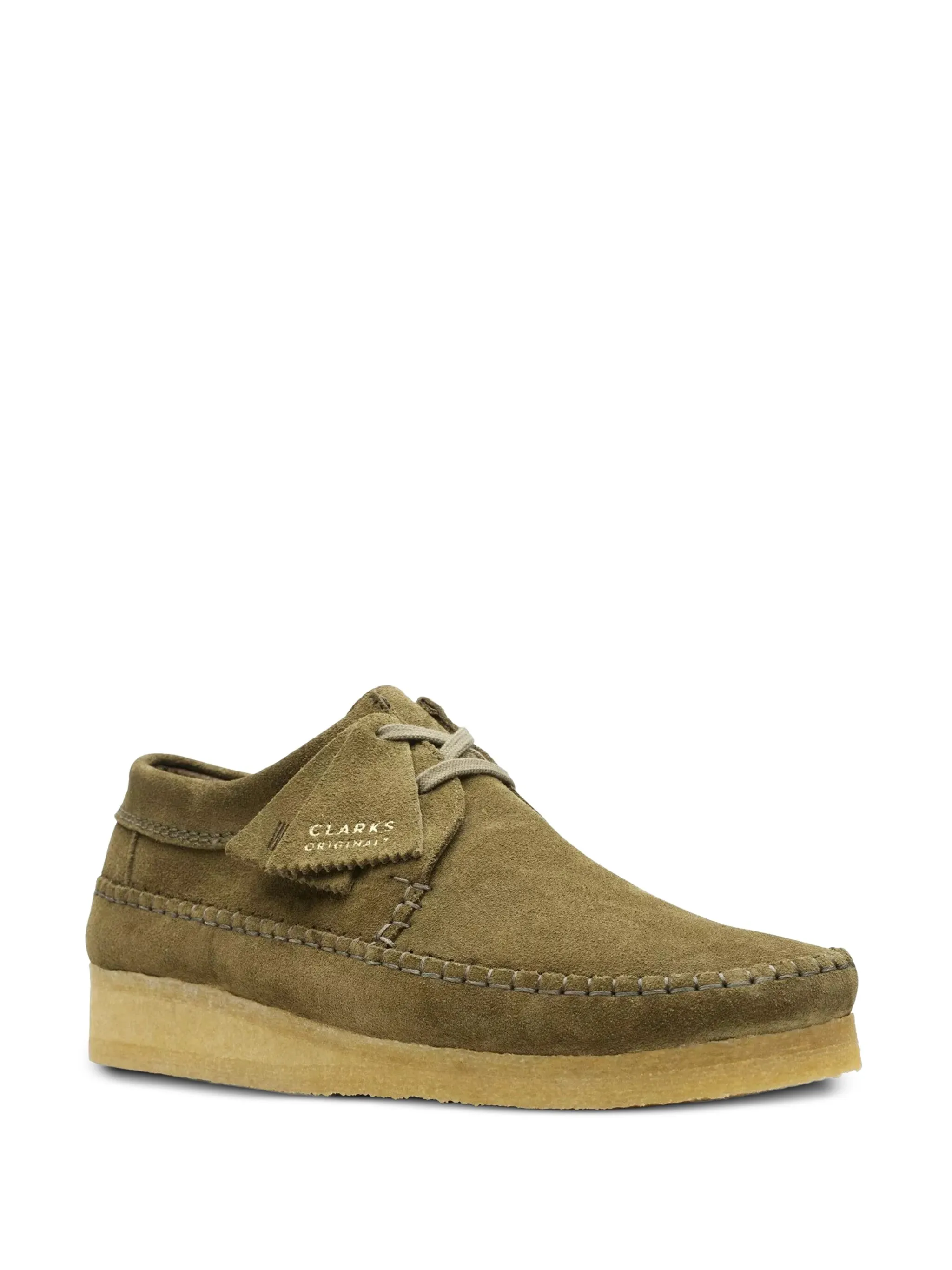 Ботинки дезерты Weaver Dark Suede Clarks Originals, зеленый — фото 2