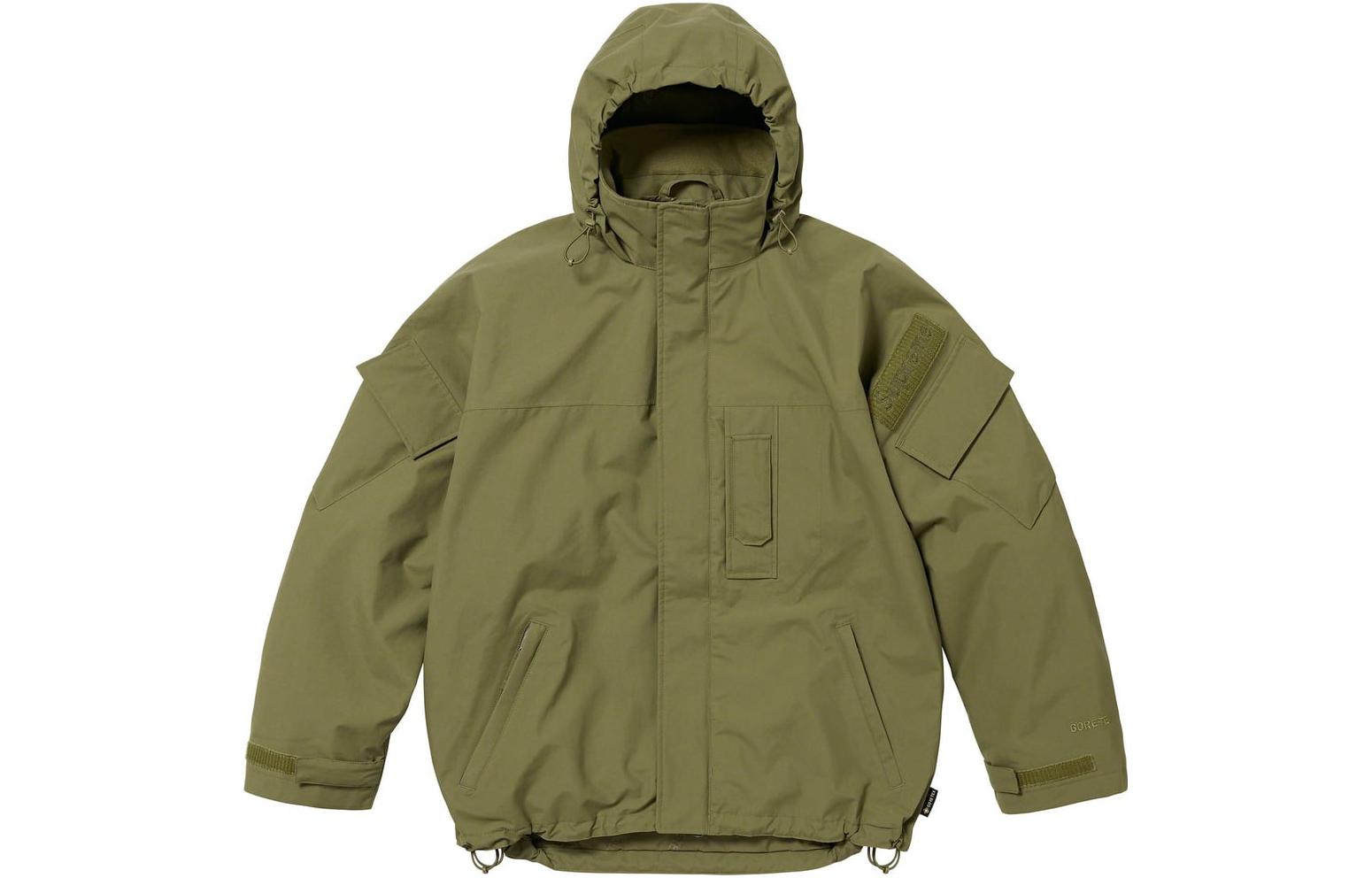 

Куртка 2 в 1 GORE TEX Polartec Liner Supreme, оливково-зеленый/оливковый