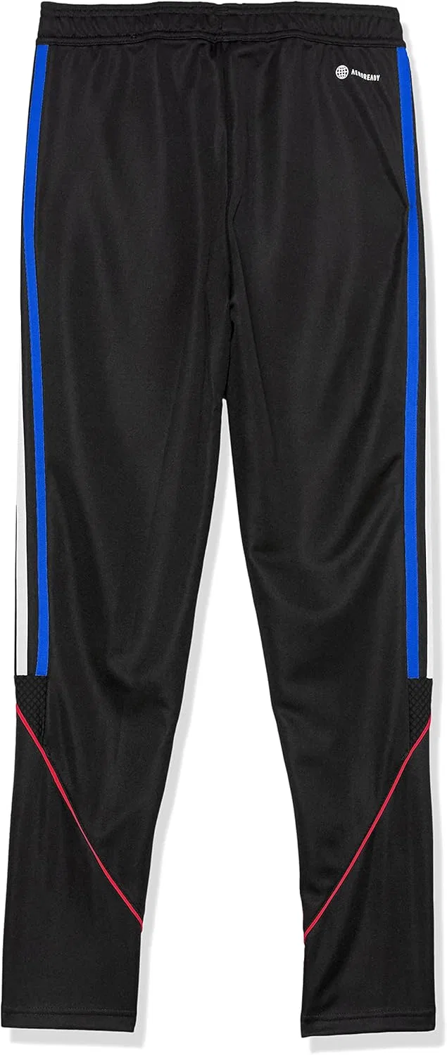 Детские спортивные штаны Adidas Tiro для девочек, Black/Team Power Red — фото 2