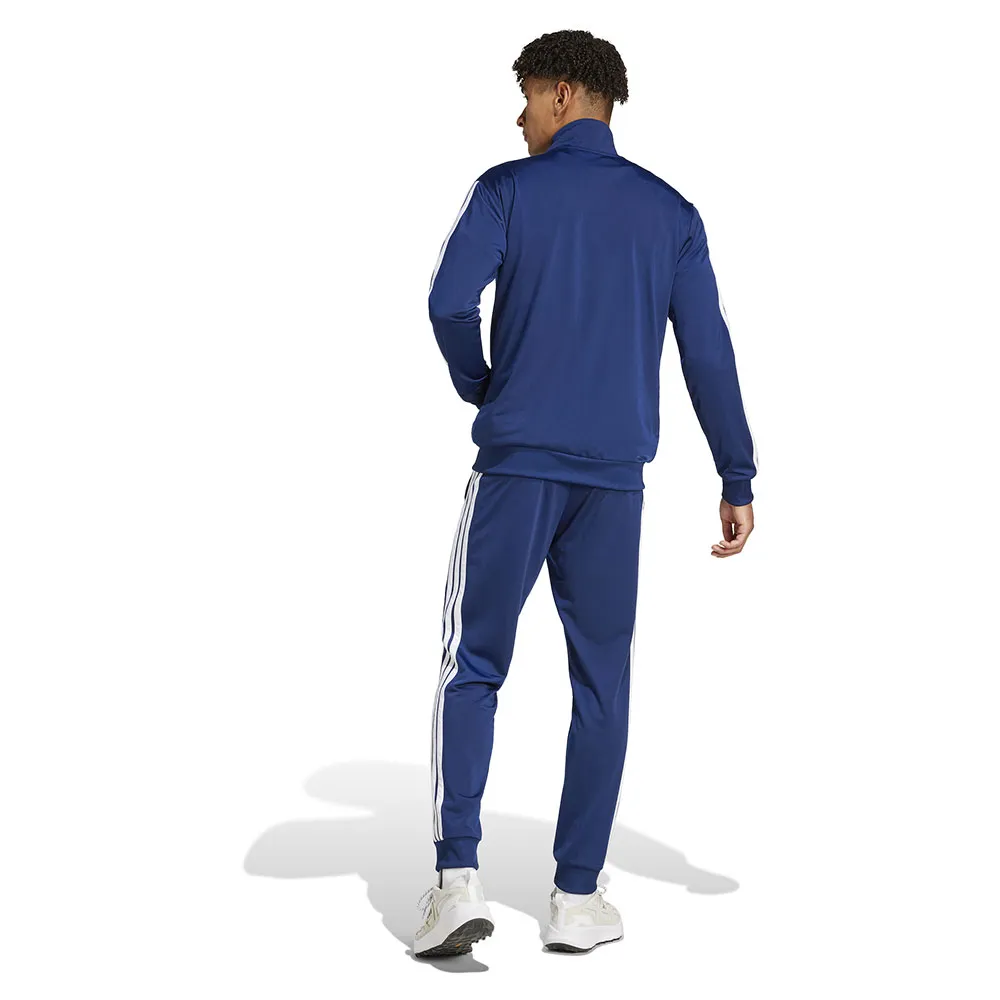Спортивный костюм adidas Sportswear Basic 3 Stripes Tricot, синий — фото 2