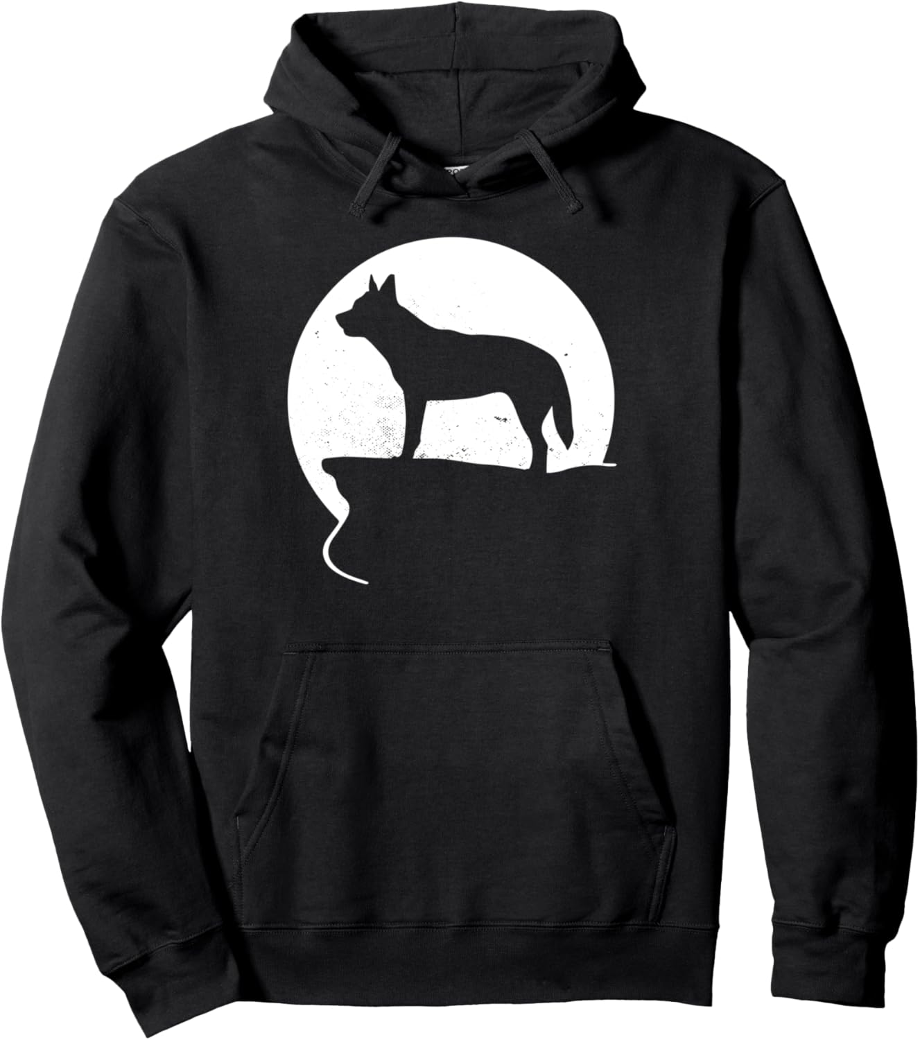 

Ретро-худи с изображением австралийской пастушьей собаки 99 Gifts Australian Cattle Dog Shop, черный